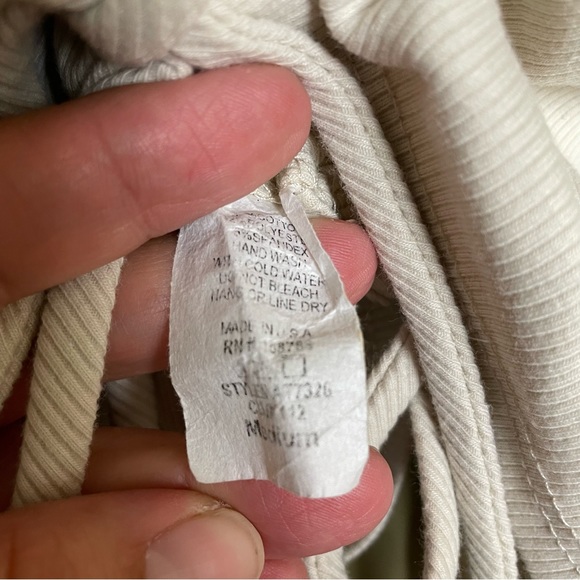 Amable Ribbed Drawstring Tank Top - Picture 5 of 5